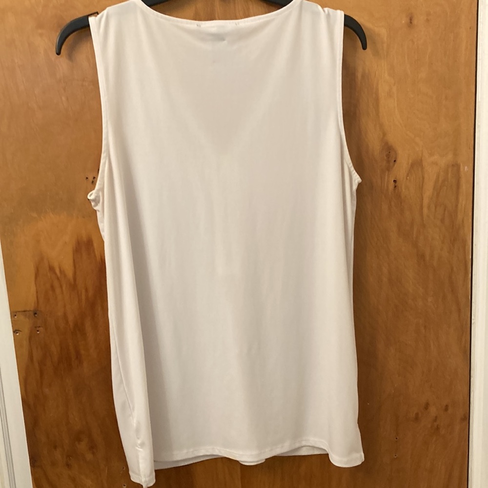 Grace Elements White Sleeveless Top - image 4